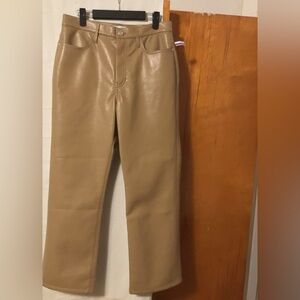 Frame Denim Tan Straight Leg Pants